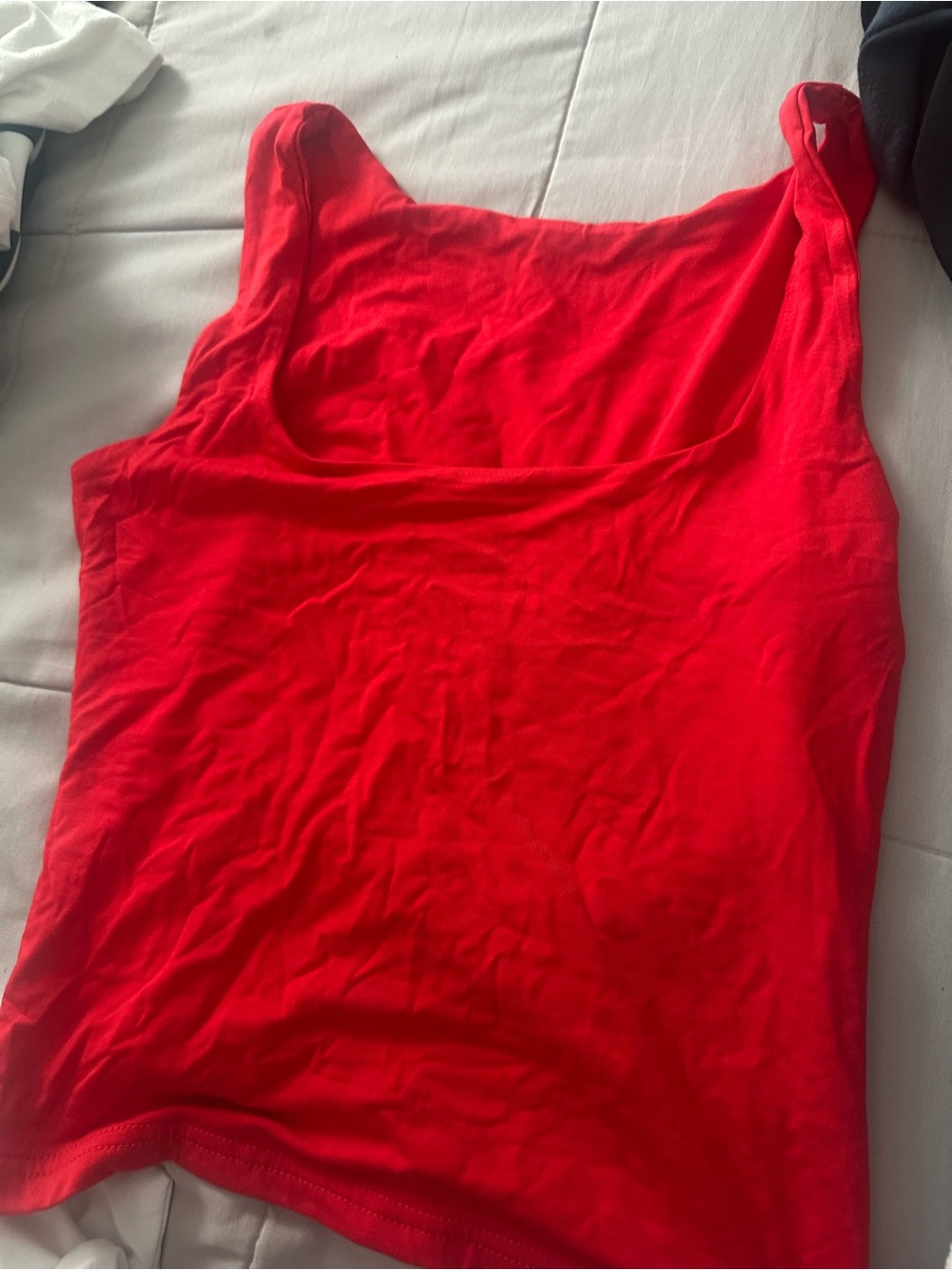 Women’s Red Scoop Neck Tank Top